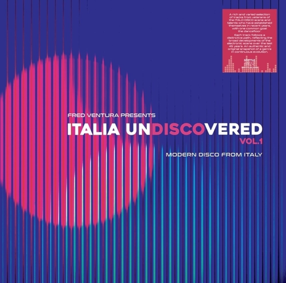 the album cover for Fred Ventura Presents Italia Undiscovered 1 / Var - Fred Ventura Presents Italia Undiscovered 1 / Var
