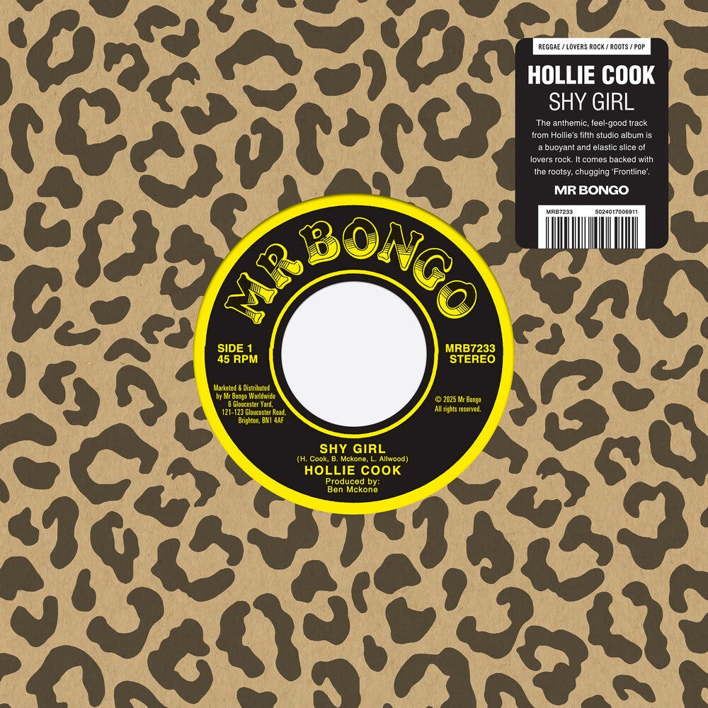 the album cover for Hollie Cook - Shy Girl / Front Line