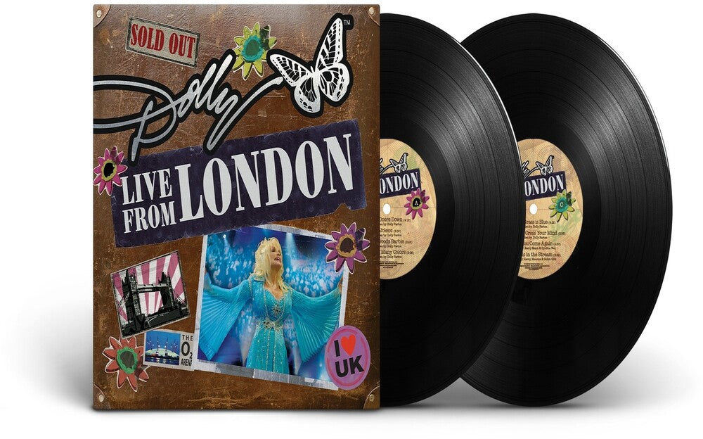 the album cover for Dolly Parton - Dolly: Live From London