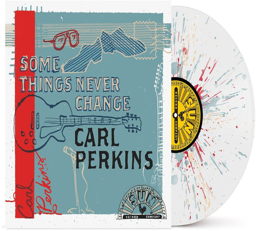 the album cover for Carl Perkins - Some Things Never Change - Blue (Blue) [Colored Vinyl]