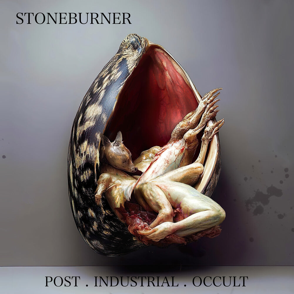 the album cover for Stoneburner - Post Industrial Occult