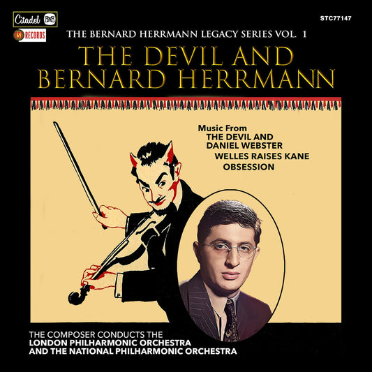 the album cover for Bernard Herrmann - Devil And Bernard Herrmann