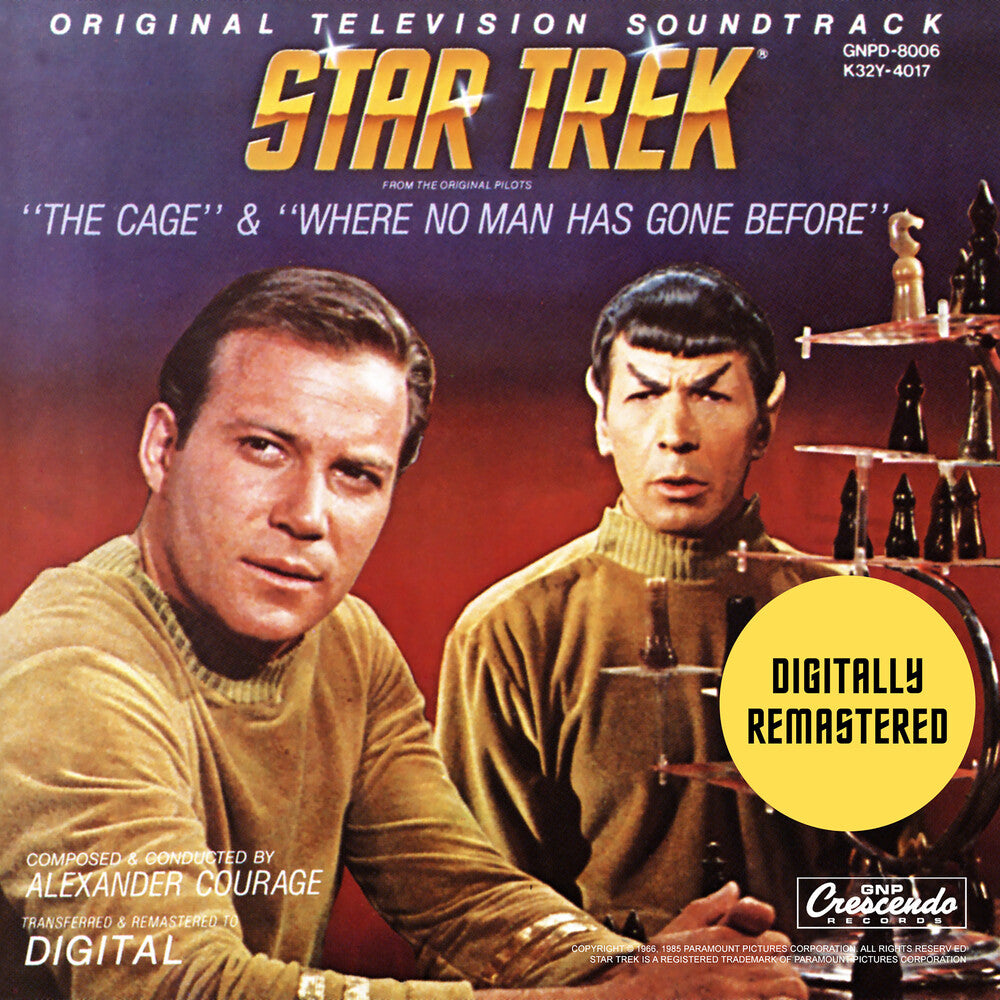 the album cover for Alexander Courage - Star Trek: The Cage & Where No Man Has Gone - Ost