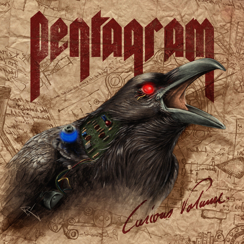 the album cover for Pentagram - Curious Volume