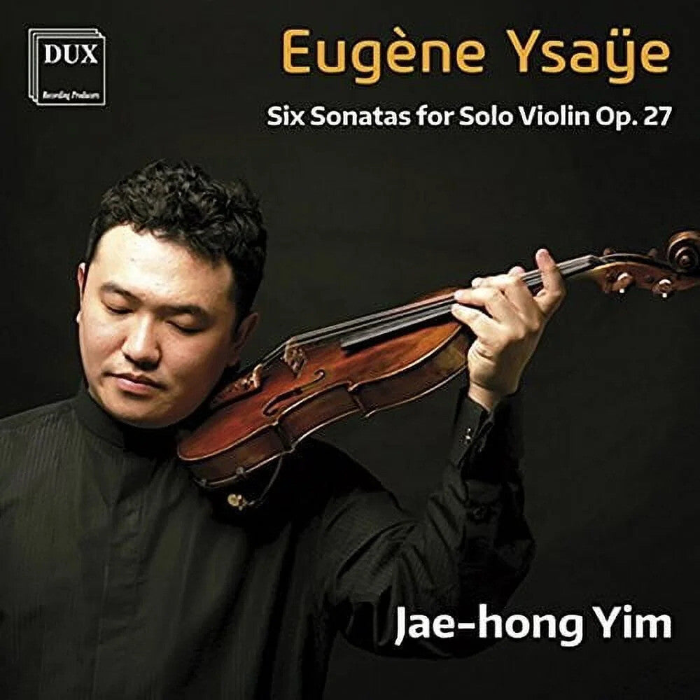 the album cover for Roman Simovic - Ysaye: Six Sonatas For Solo Violin
