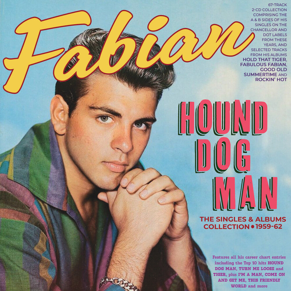 the album cover for Fabian - Hound Dog Man: The Singles & Albums Collection