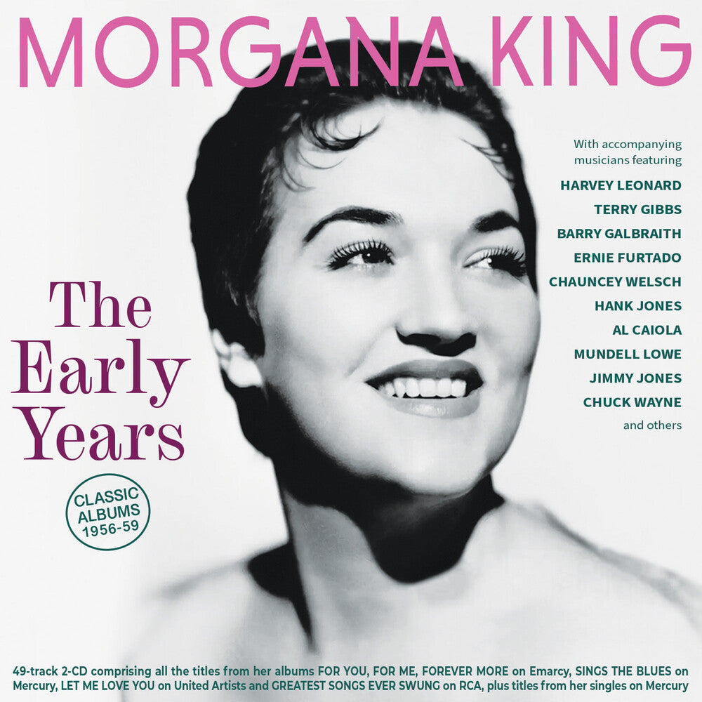 the album cover for Morgana King - Early Years: Classic Albums 1956-59