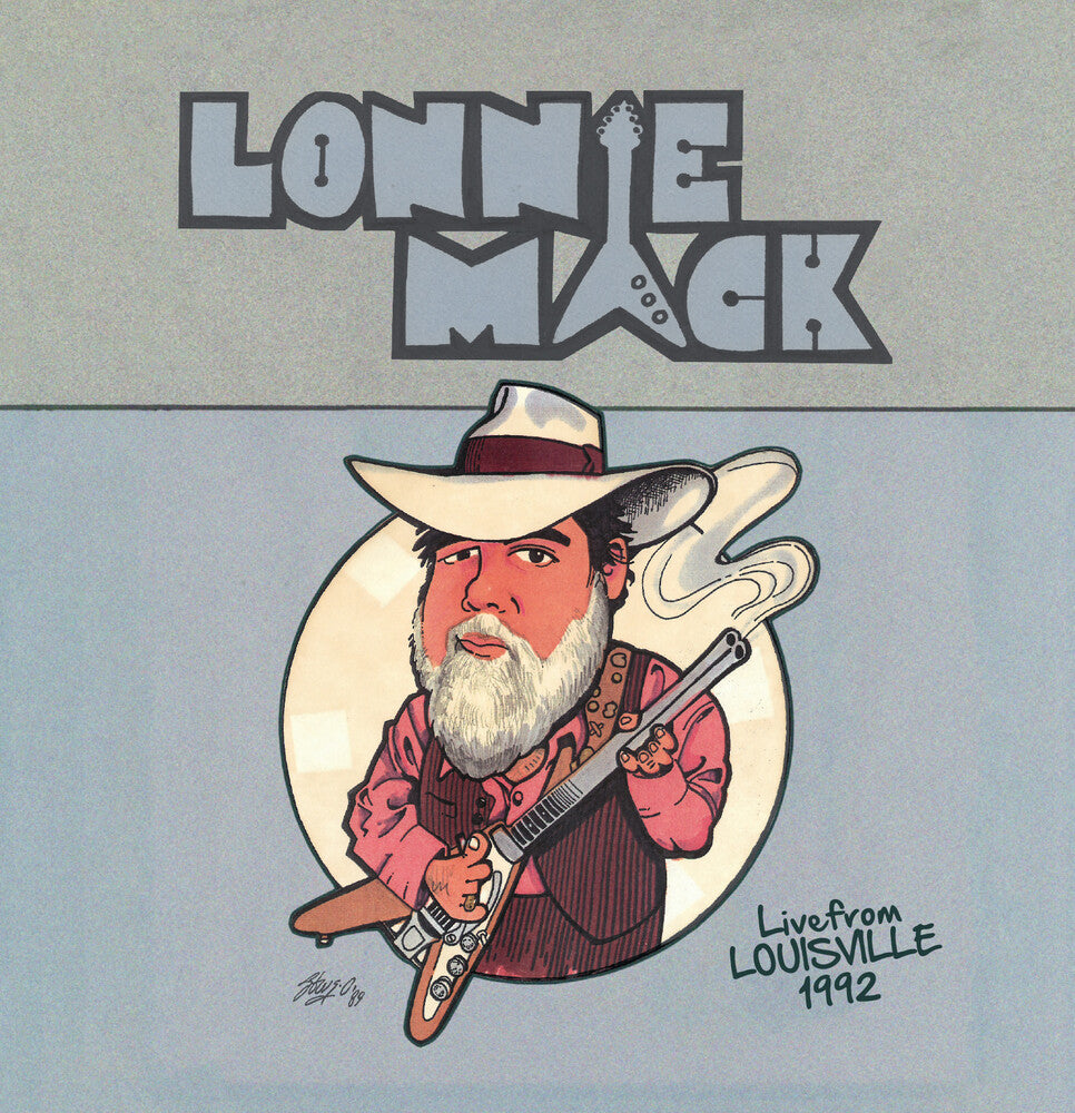 the album cover for Lonnie Mack - Live From Louisville 1992