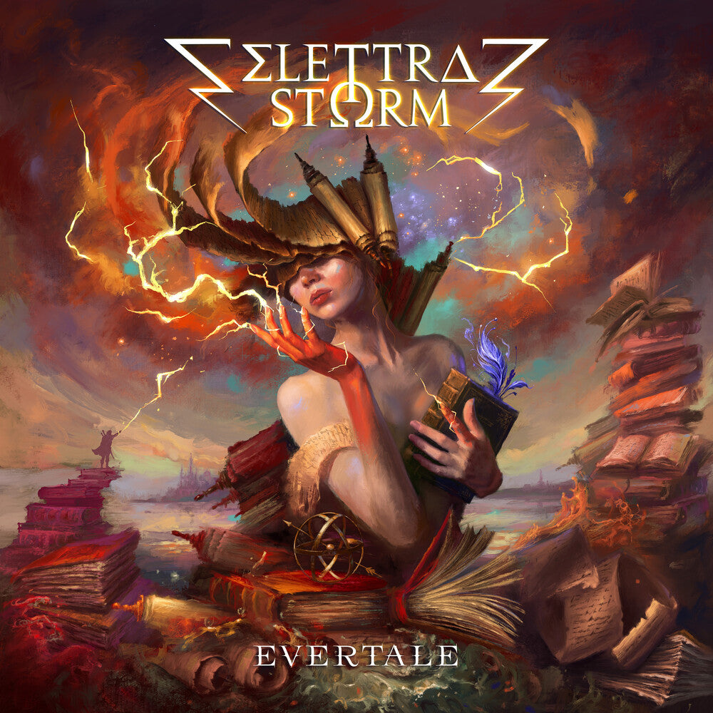 the album cover for Elettra Storm - Evertale [Colored Vinyl] [Limited Edition] (Red)