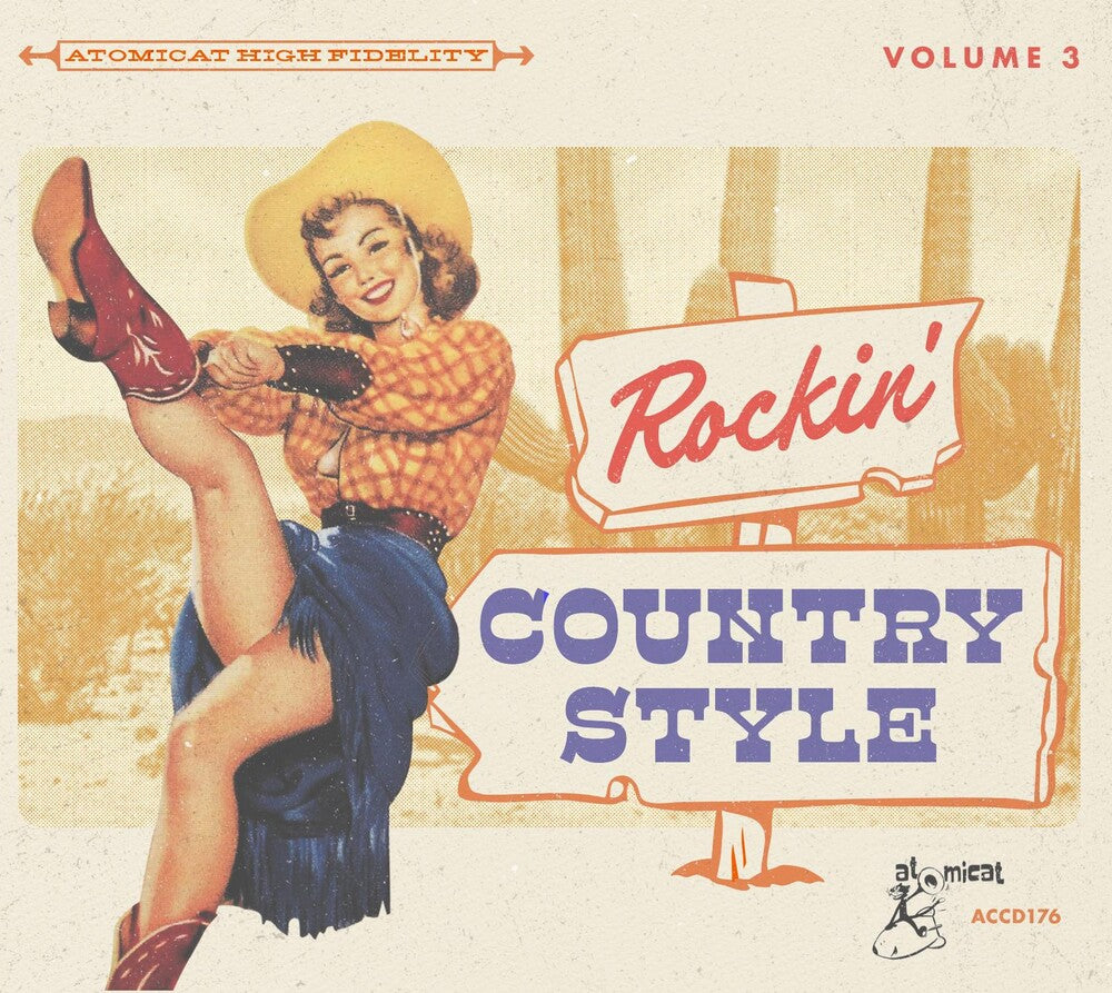 the album cover for Rockin Country Style 3 / Various - Rockin Country Style 3 / Various