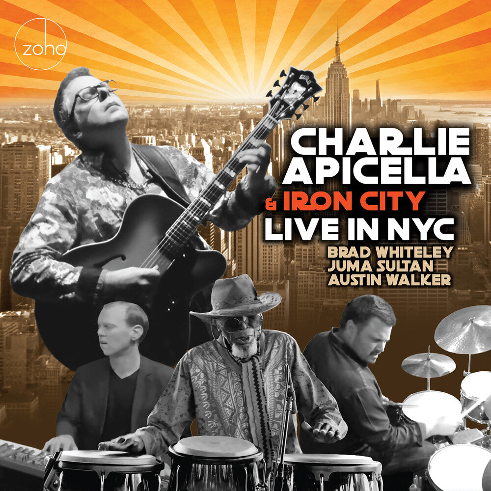 the album cover for Charlie Apicella  & Iron City - Live In Nyc