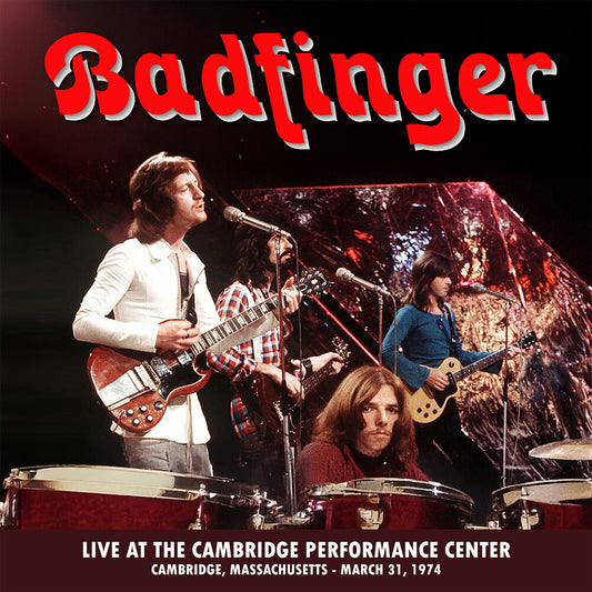 the album cover for Badfinger - Live At The Performance Center - Cambridge Ma 1979