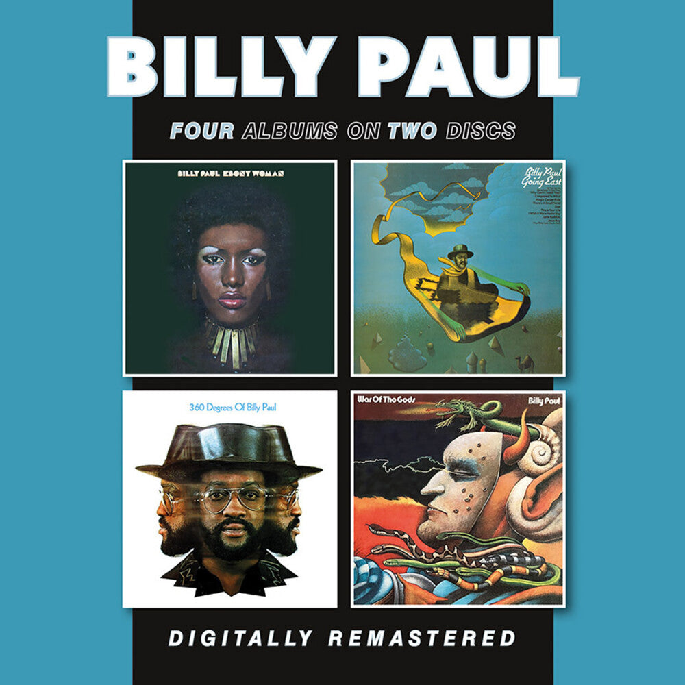 the album cover for Billy Paul - Ebony Woman / Going East / 360 Degrees Of Billy