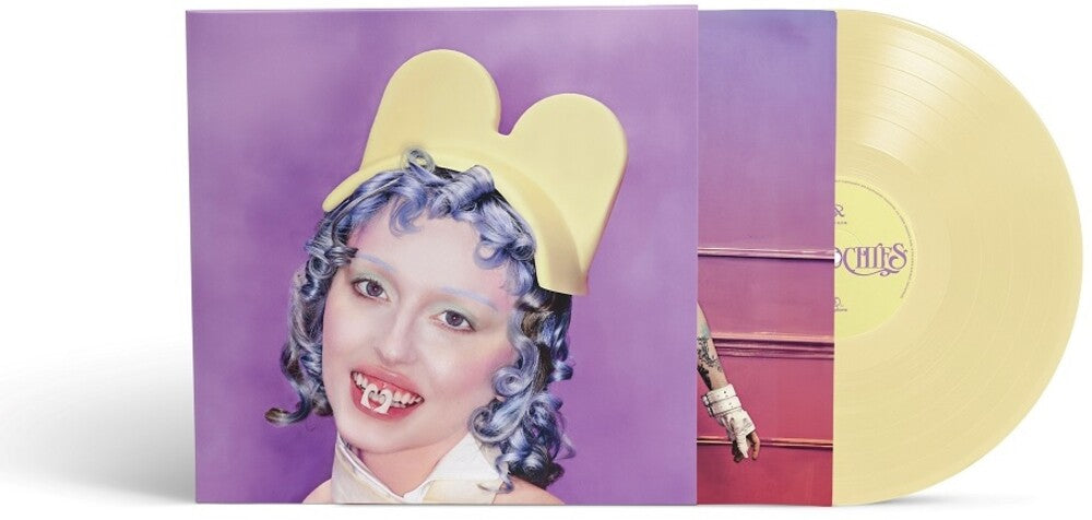 the album cover for Ashnikko - Smoochies [Butter Yellow LP]