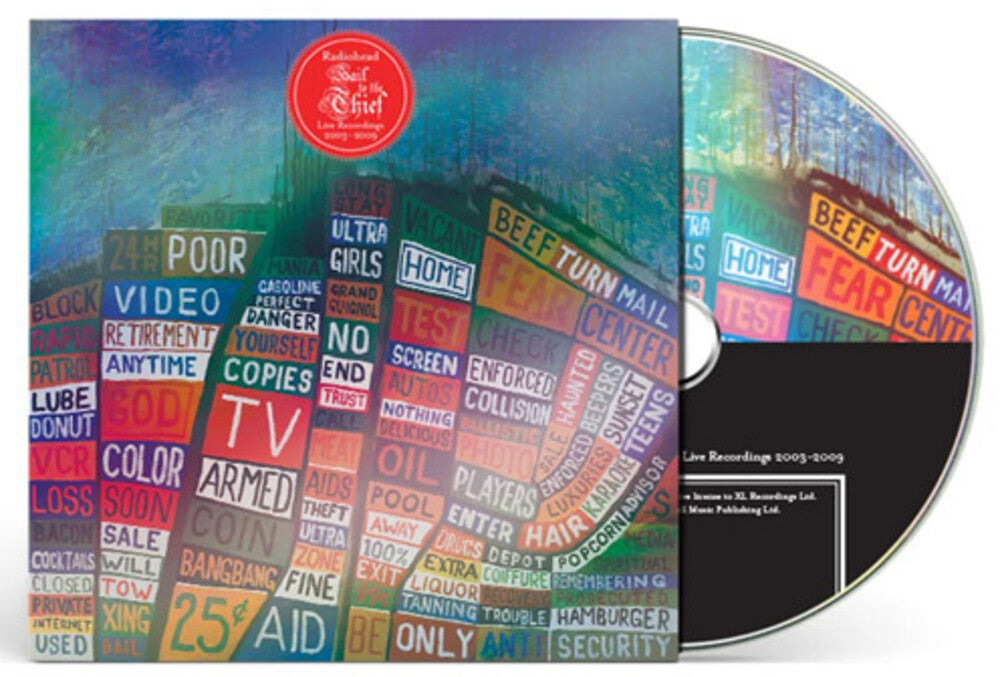 the album cover for Radiohead - Hail to the Thief (Live Recordings 2003-2009) [CD]