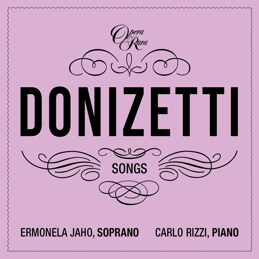 the album cover for Ermonela Jaho  / Rizzi,Carlo - Donizetti: Songs Vols 5 & 6