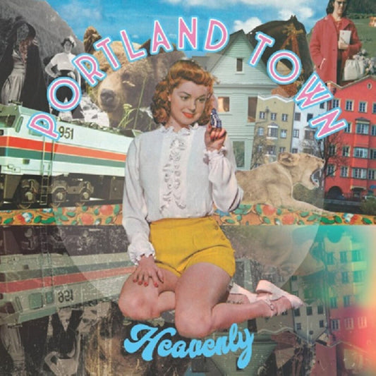 the album cover for Heavenly - Portland Town [Colored Vinyl] (Ylw) [Indie Exclusive]