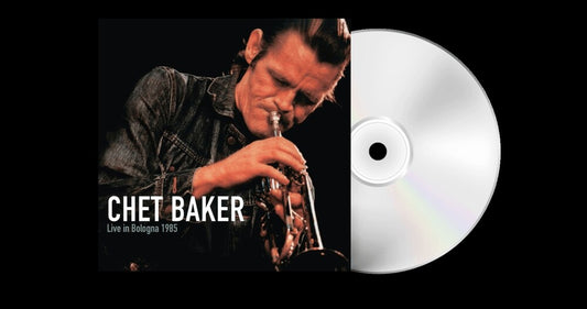 the album cover for Chet Baker - Live In Bologna 1985