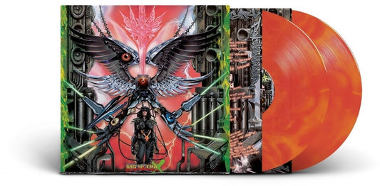 the album cover for Machine Girl - Psycho Warrior (MG Ultra X) [Indie Exclusive 2xLP Galaxy Opaque Vinyl]
