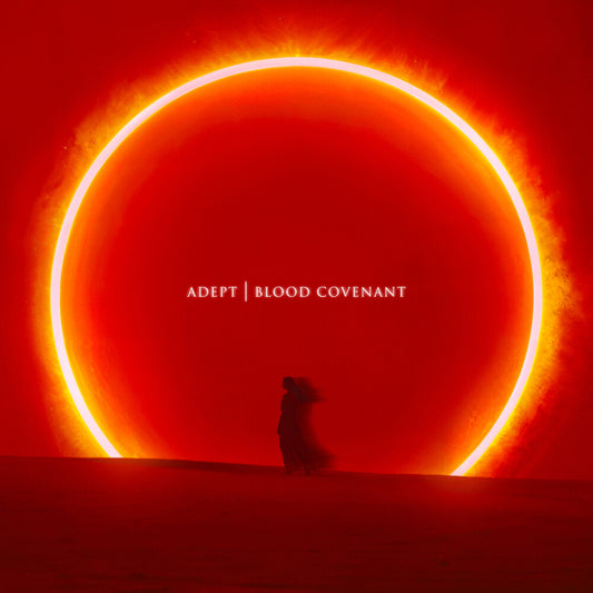 the album cover for Adept - Blood Covenant