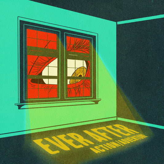 the album cover for Action/Adventure - Ever After [Indie Exclusive Mint / Red w/ Black Splatter LP]