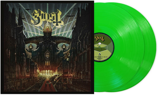 the album cover for Ghost - Meliora Deluxe - (10th Anniversary) [Neon Green 2LP]