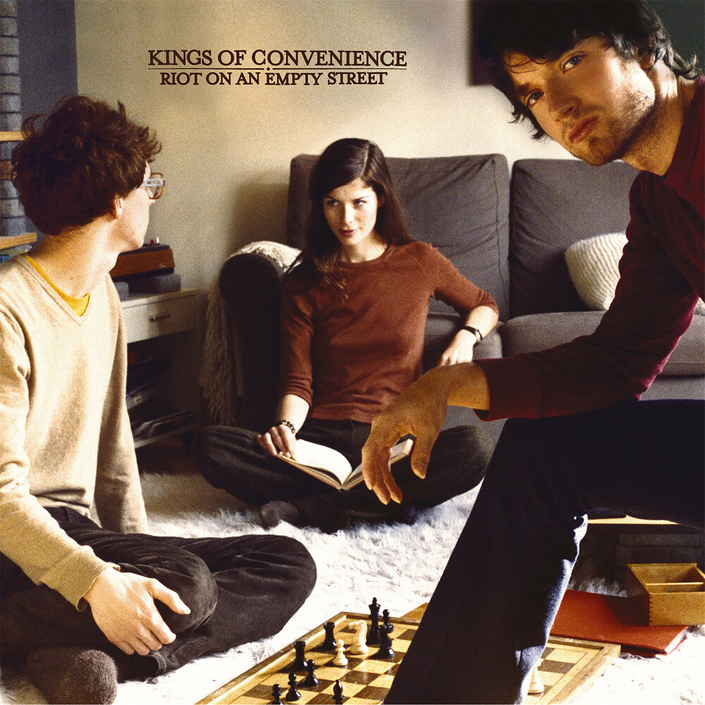 the album cover for Kings Of Convenience - Riot On An Empty Street [Reissue]