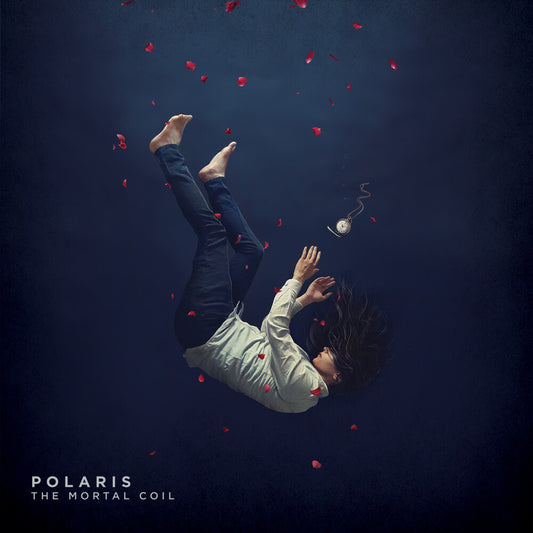 the album cover for Polaris - Mortal Coil (Blk) [Colored Vinyl] (Wht) [Indie Exclusive] (Spla)