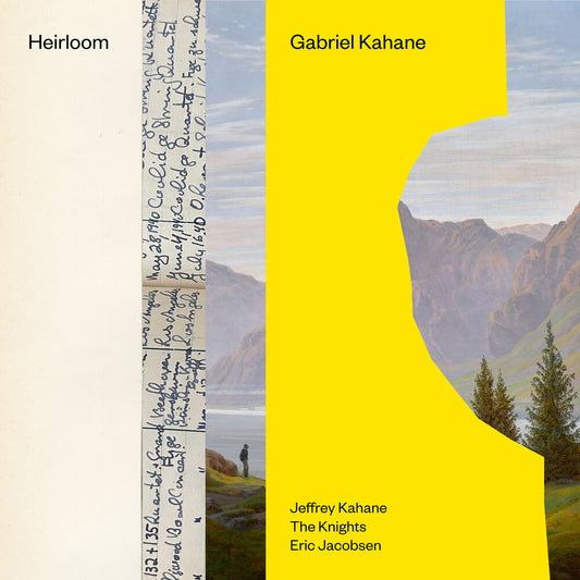 the album cover for Gabriel Kahane  / Kahane / Knights / Jacobsen - Gabriel Kahane: Heirloom