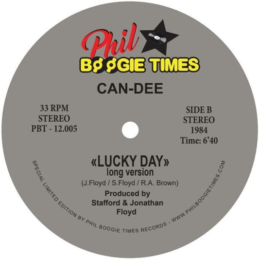 the album cover for Can-Dee - Lucky Day