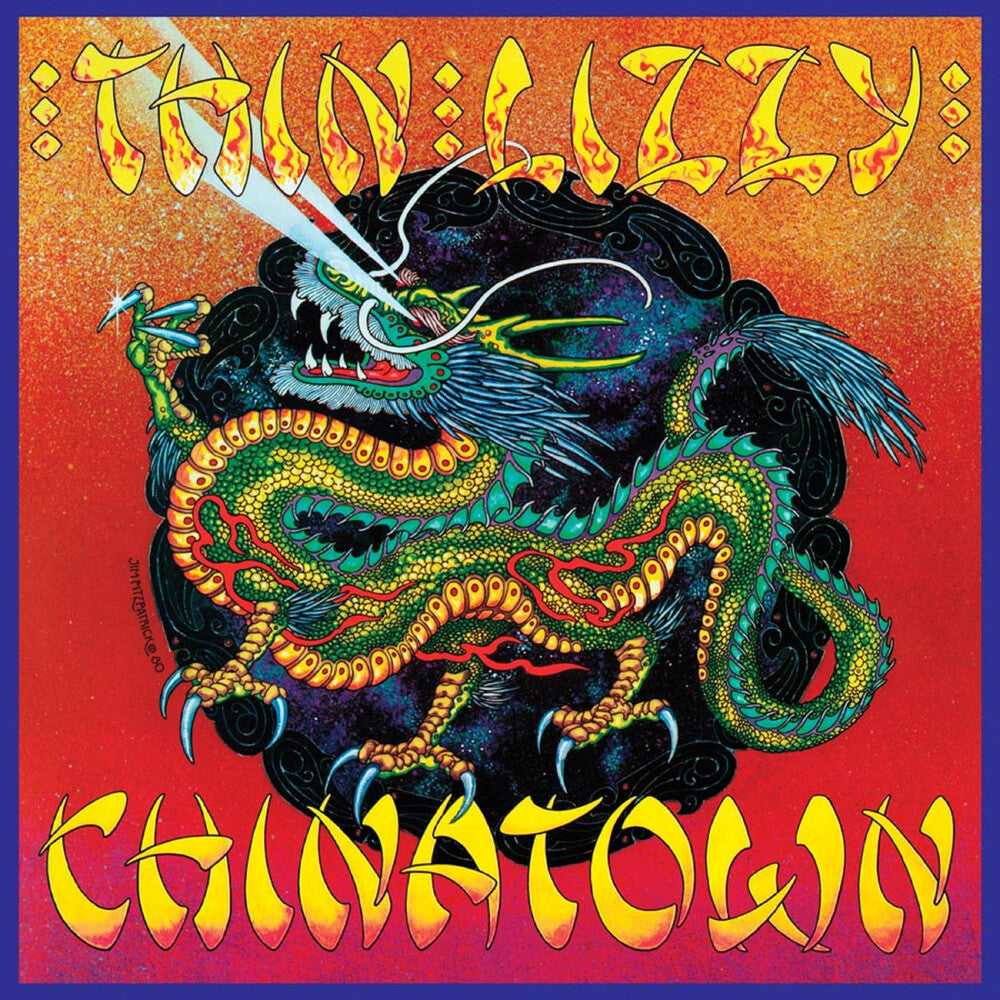 the album cover for Thin Lizzy - Chinatown [Clear Vinyl] (Red) (Aniv)