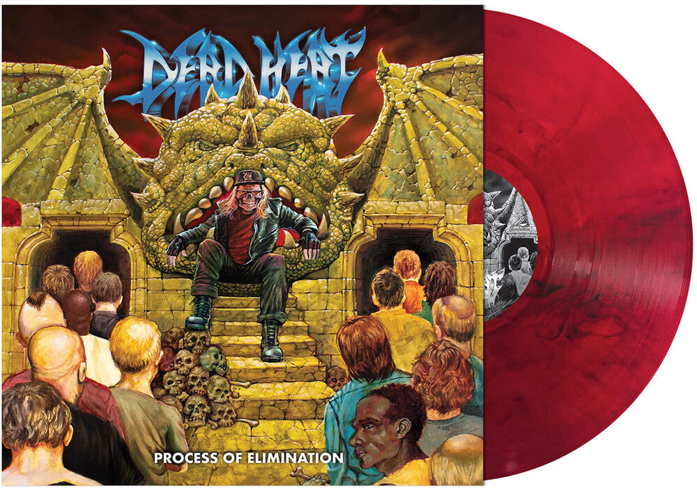 the album cover for Dead Heat - Process of Elimination [Red Black Marble Vinyl]