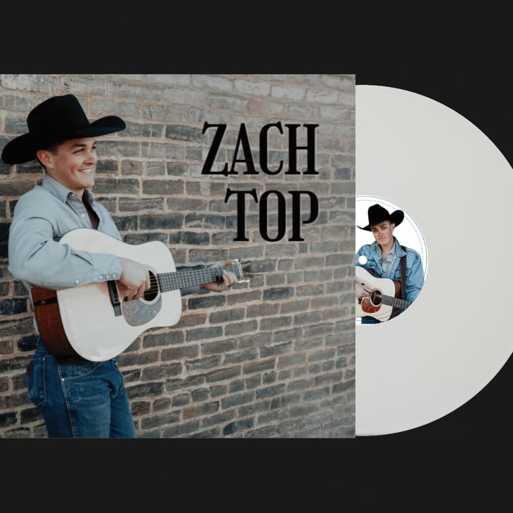 the album cover for Zach Top - Zach Top [Limited Edition White Colored Vinyl]