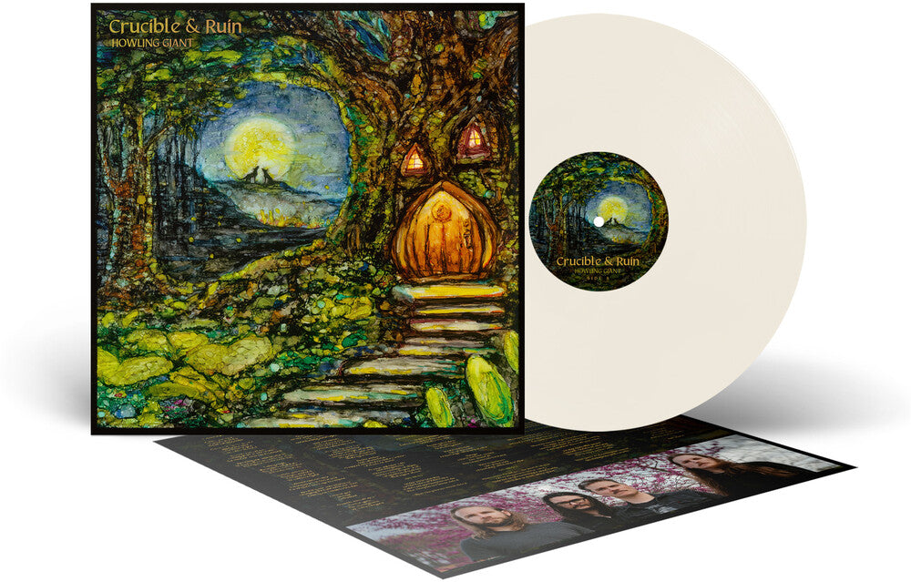 the album cover for Howling Giant - Crucible & Ruin - Cream [Colored Vinyl] (Crem) (Ofgv)