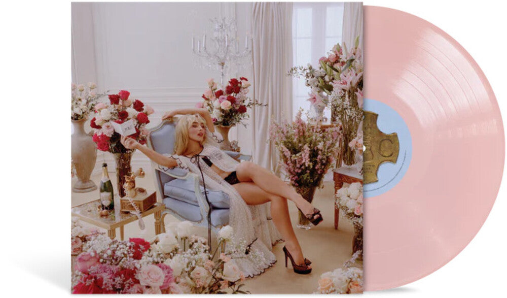 the album cover for Sabrina Carpenter - Man's Best Friend [Indie Exclusive Dusty Rose LP]