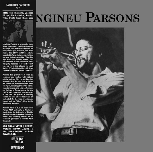 the album cover for Longineu Parsons - Longineu Parsons (RSD) [RSD Black Friday 2025]
