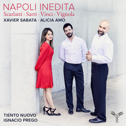 the album cover for Xavier Sabata  / Amo,Alicia / Nuovo,Tiento - Napoli Inedita