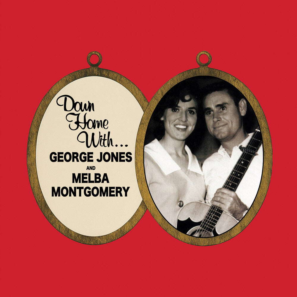 the album cover for Jones, George / Montgomery, Melba - Down Home With...