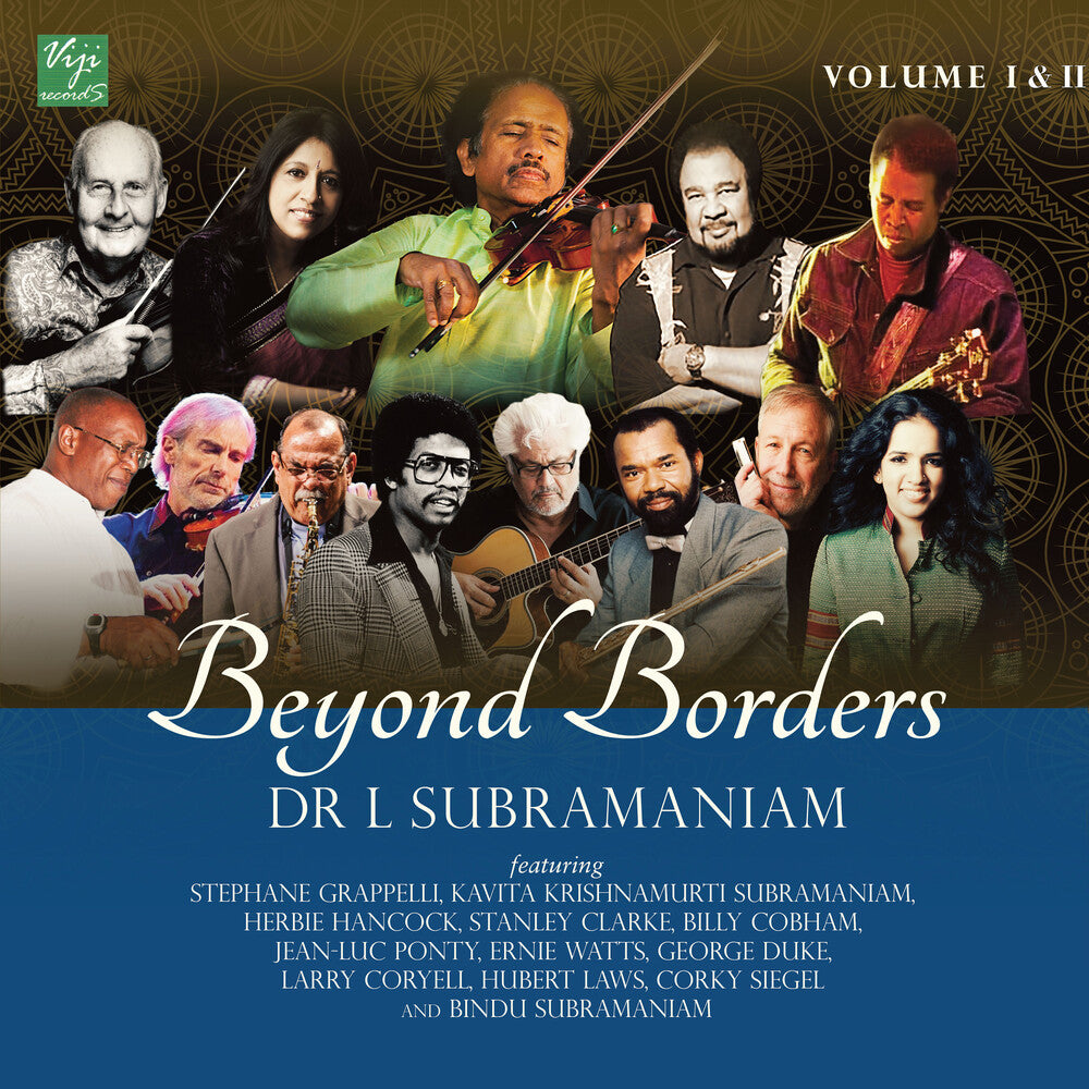 the album cover for L Subramaniam - Beyond Borders Vol 1 & 2