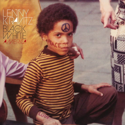 the album cover for Lenny Kravitz - Black & White America (Rktbr25) (Bme)