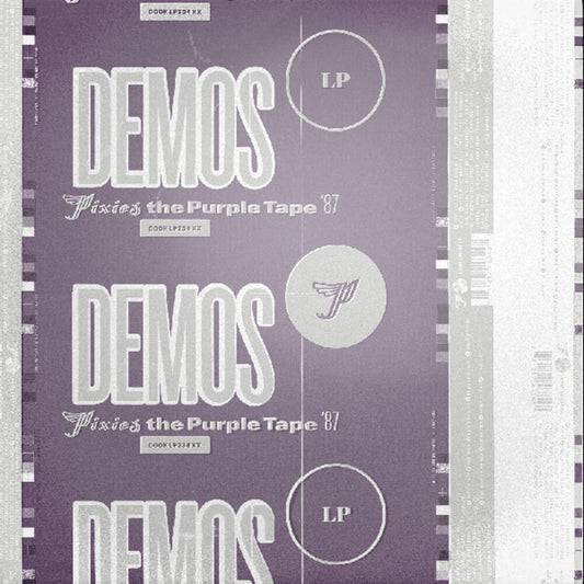 the album cover for Pixies - Demos [Indie Exclusive Purple Smoke Vinyl]