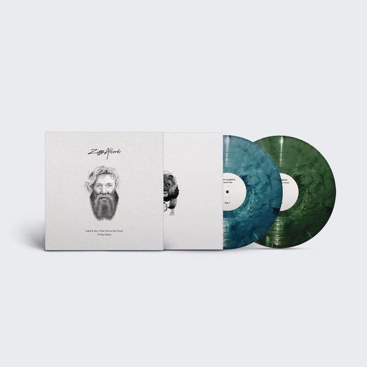 the album cover for Ziggy Alberts - Land & Sea X Four Feet In The Forest [Reissue]