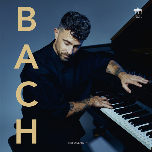 the album cover for Tim Allhoff - Bach