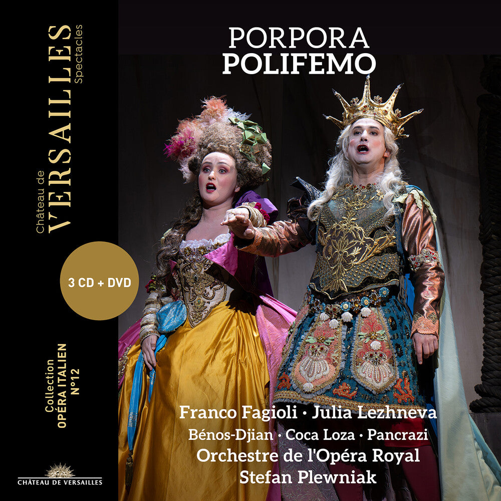 the album cover for Franco Fagioli - Porpora: Polifemo (W/Dvd)