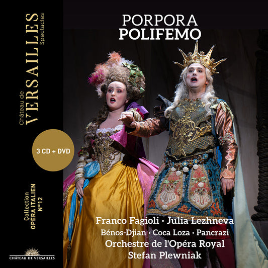 the album cover for Franco Fagioli - Porpora: Polifemo (W/Dvd)