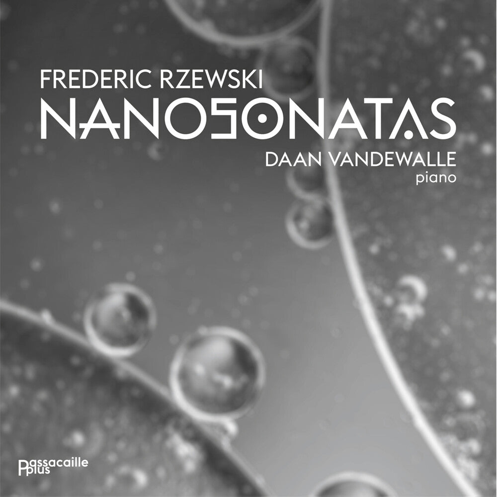 the album cover for Daan Vandewalle - Frederic Rzewski: Nanosonatas