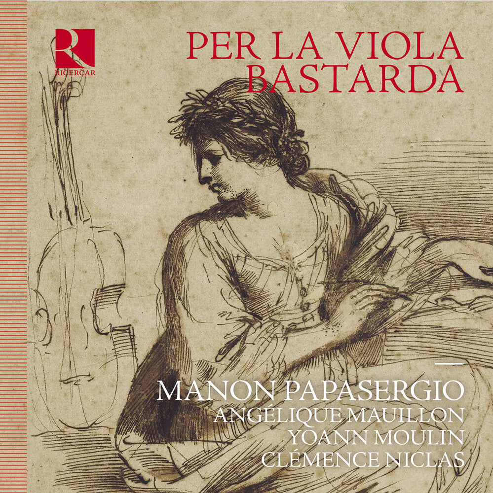 the album cover for Manon Papasergio - Per La Viola Bastarda