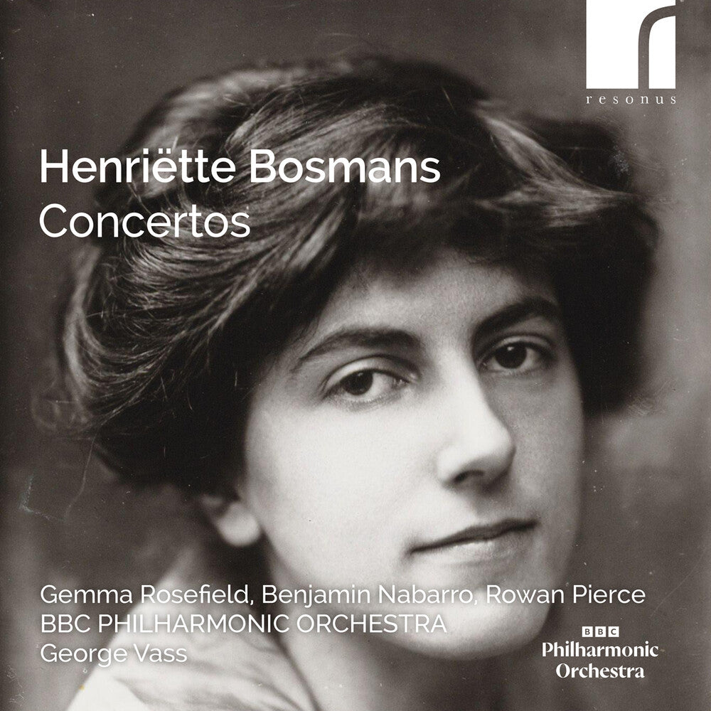 the album cover for Rowan Pierce - Henriette Bosmans: Cons