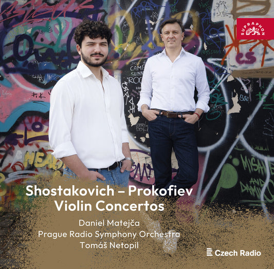 the album cover for Daniel Matejca - Shostakovich & Prokofiev: Vn Cons