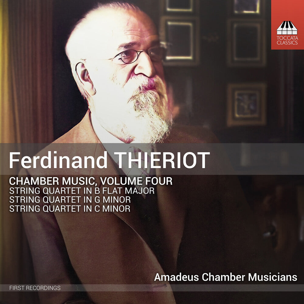 the album cover for Dmitry Askerov  Daniel - Ferdinand Thieriot: Chamber Music Vol. 4
